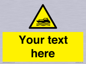 Custom Warning motorised watercraft